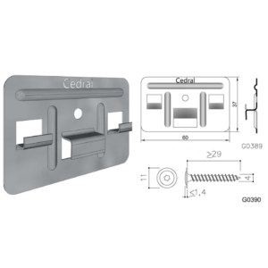 fixations cedral