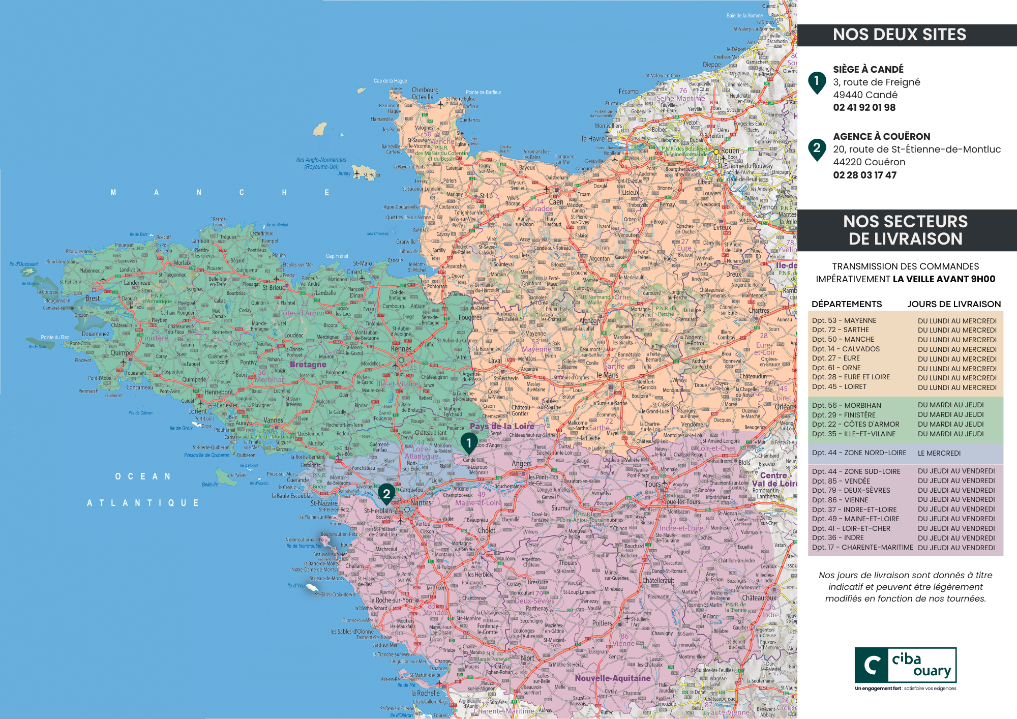 carte logistique