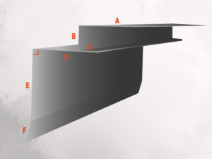 angle rentrant À recouvrement simple arrs